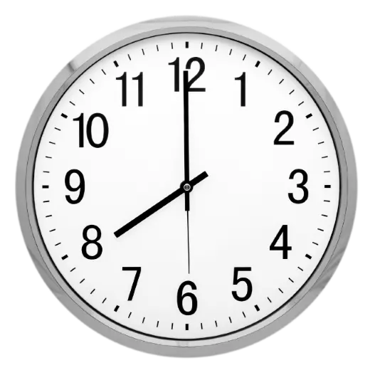 image of analog wall clock